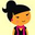 Avatar de fashion fucsia