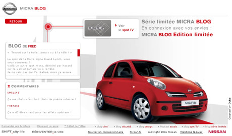 Nissan Micra Blog Edition