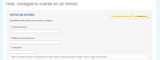 Formulario de registro