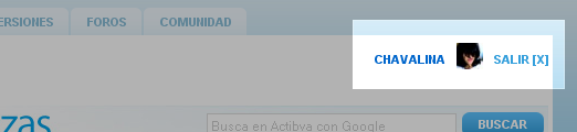 Ficha de usuario con su avatar y enlace a su perfil