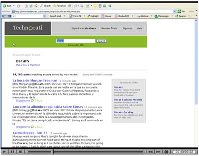 technorati videocast